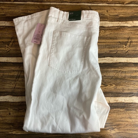 Wild Fable Women’s high rise dad jeans white size 18 - Picture 1 of 13